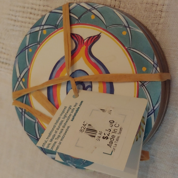 Sur la table Fish Outdoor Appetizer Plates/Coasters - Picture 4 of 9